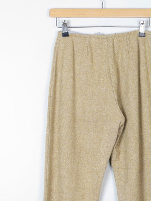 Women's Mustard/Green 1970s Tweed Trousers 25/26" 6/8 XS - The Harlequin