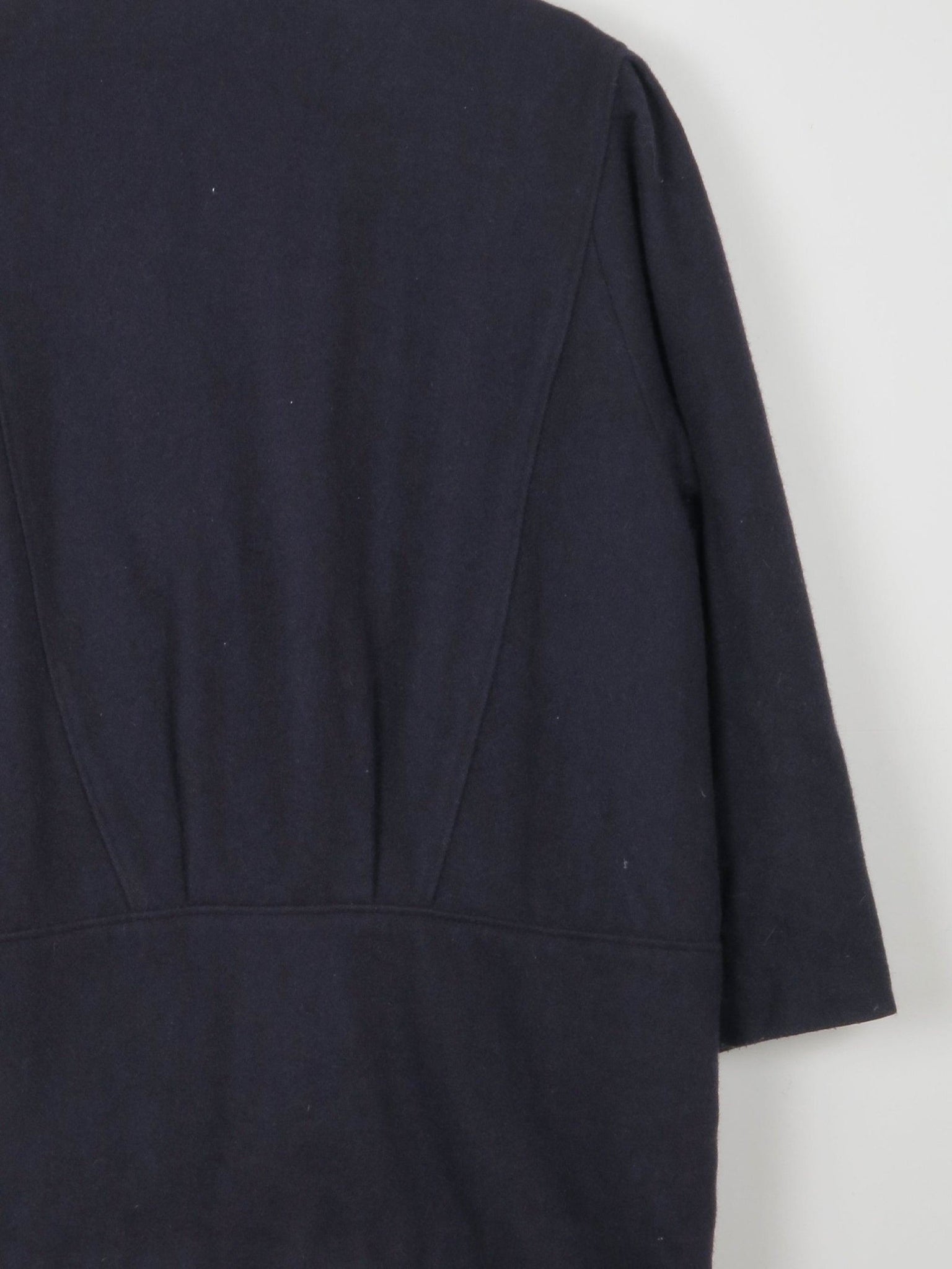 Women's Vintage Navy 80s Short Coat M/L - The Harlequin