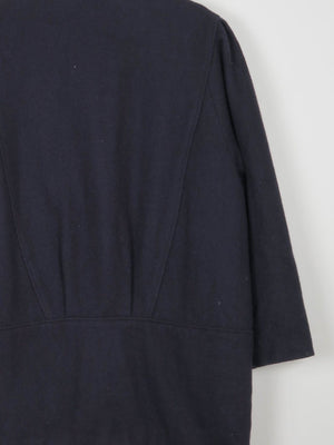 Women's Vintage Navy 80s Short Coat M/L - The Harlequin