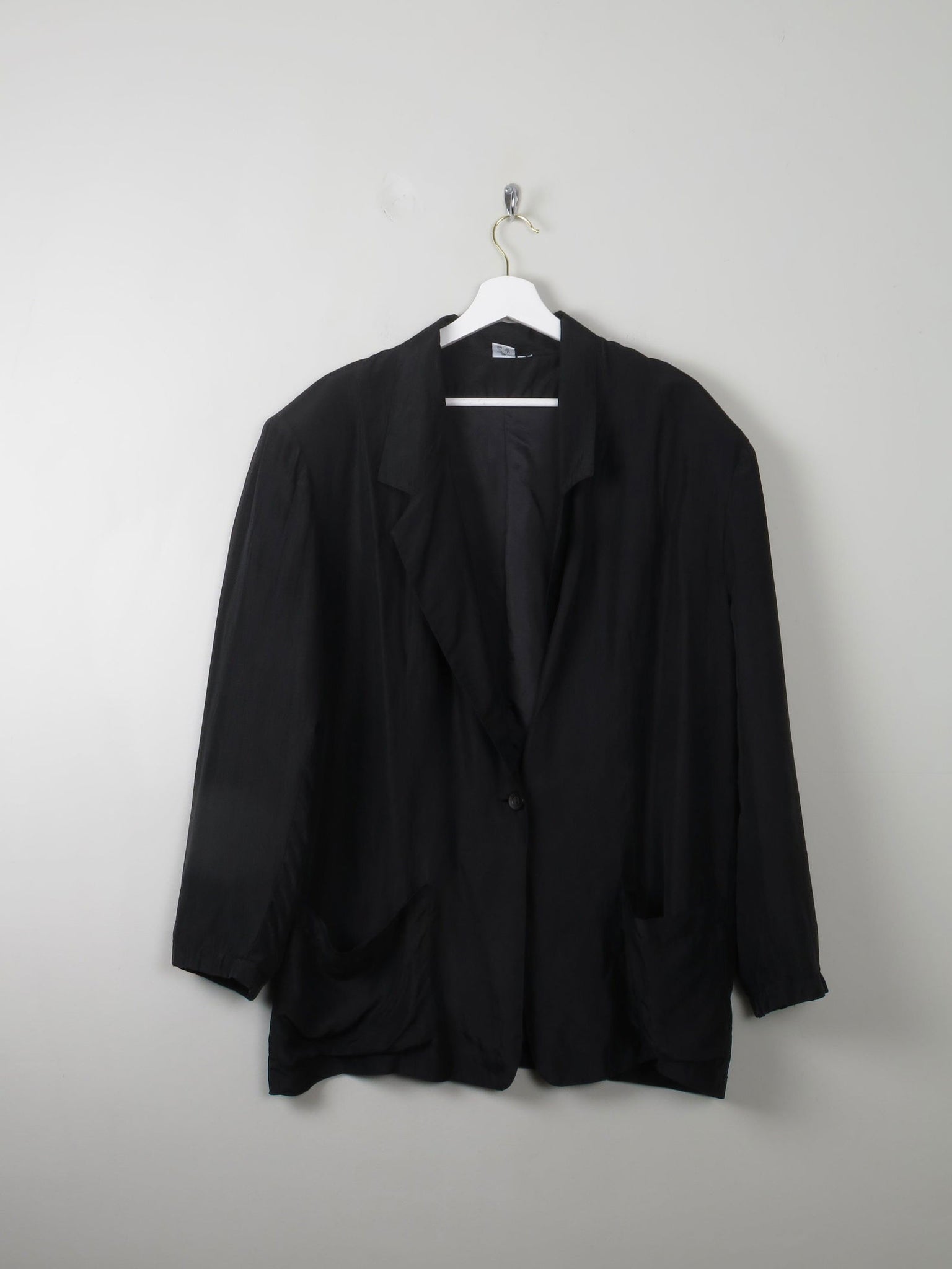 Women’s  Oversized Silk Jacket M/L - The Harlequin