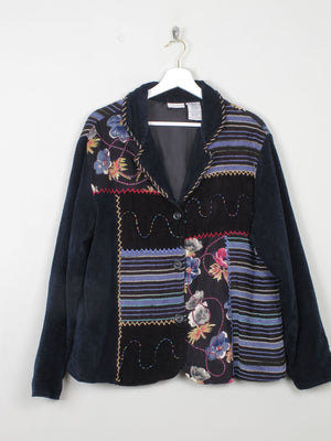 Women's Patchwork Style Vintage Jacket M/L - The Harlequin