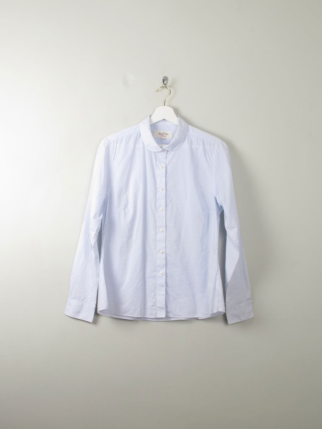 Women's Saville Row Printed Blouse With Collar M - The Harlequin