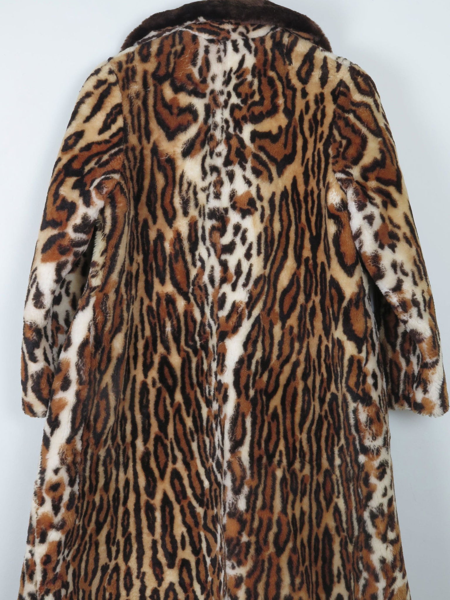 Women's Sheepskin Vintage Leopard Printed Coat XS/S - The Harlequin