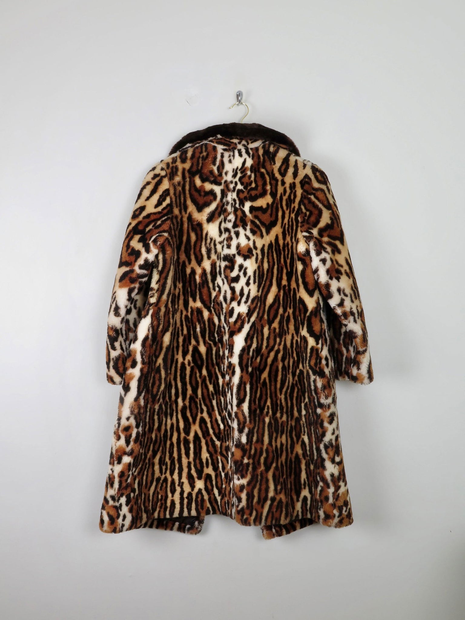 Women's Sheepskin Vintage Leopard Printed Coat XS/S - The Harlequin