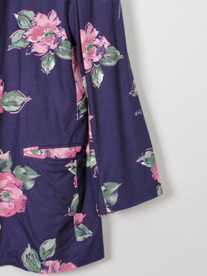 Women's Summer Floral Vintage Jacket M - The Harlequin