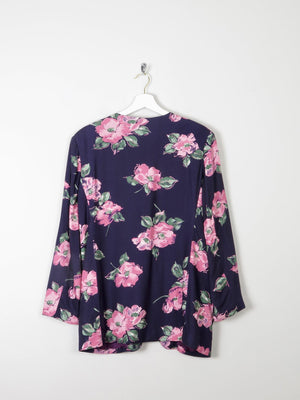Women's Summer Floral Vintage Jacket M - The Harlequin