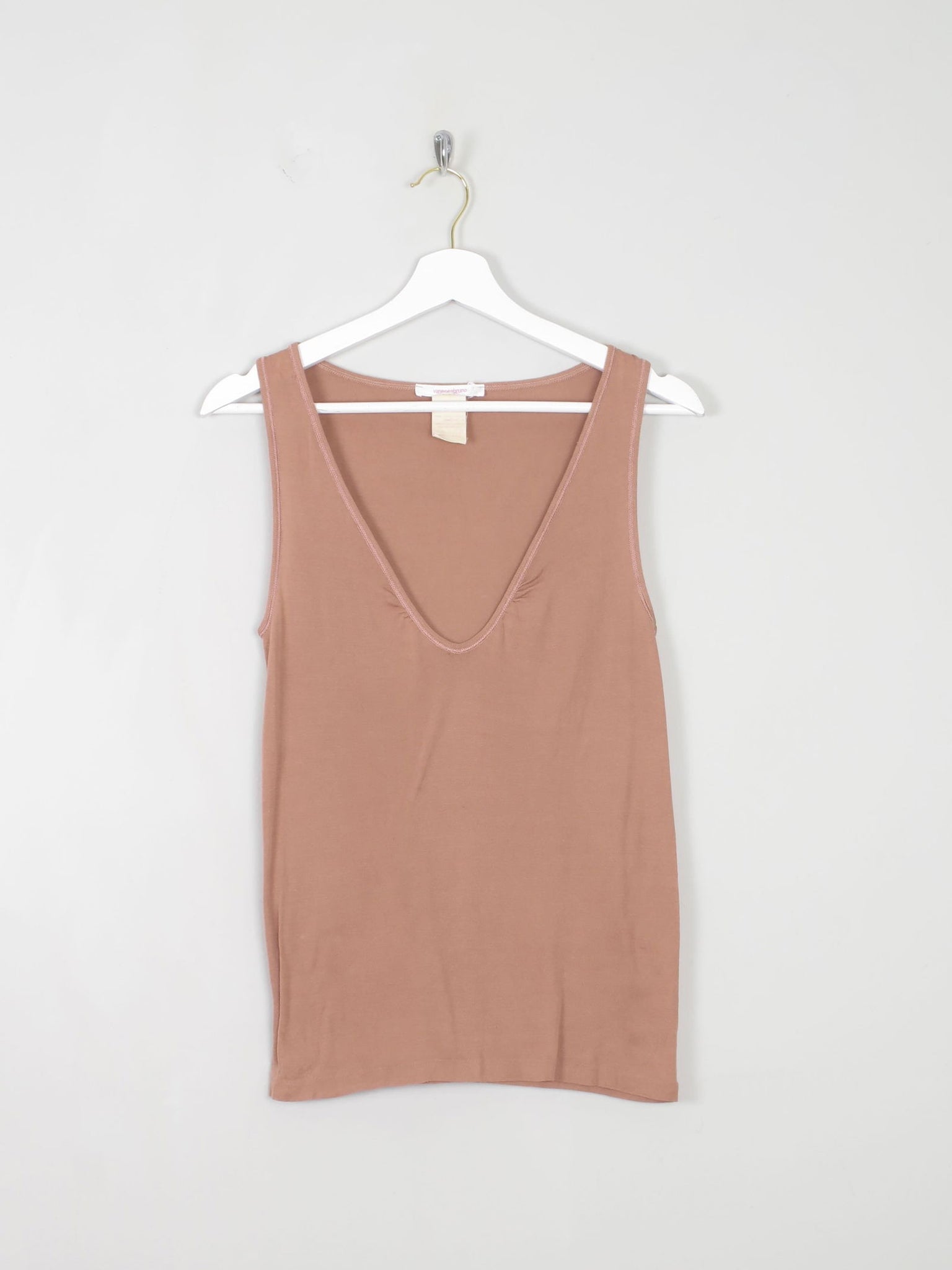 Women's Tan Vanessa Bruno Top S/M - The Harlequin