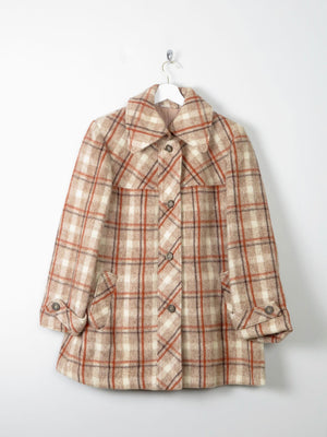 Women's Tweed Vintage Short Coat S/M - The Harlequin