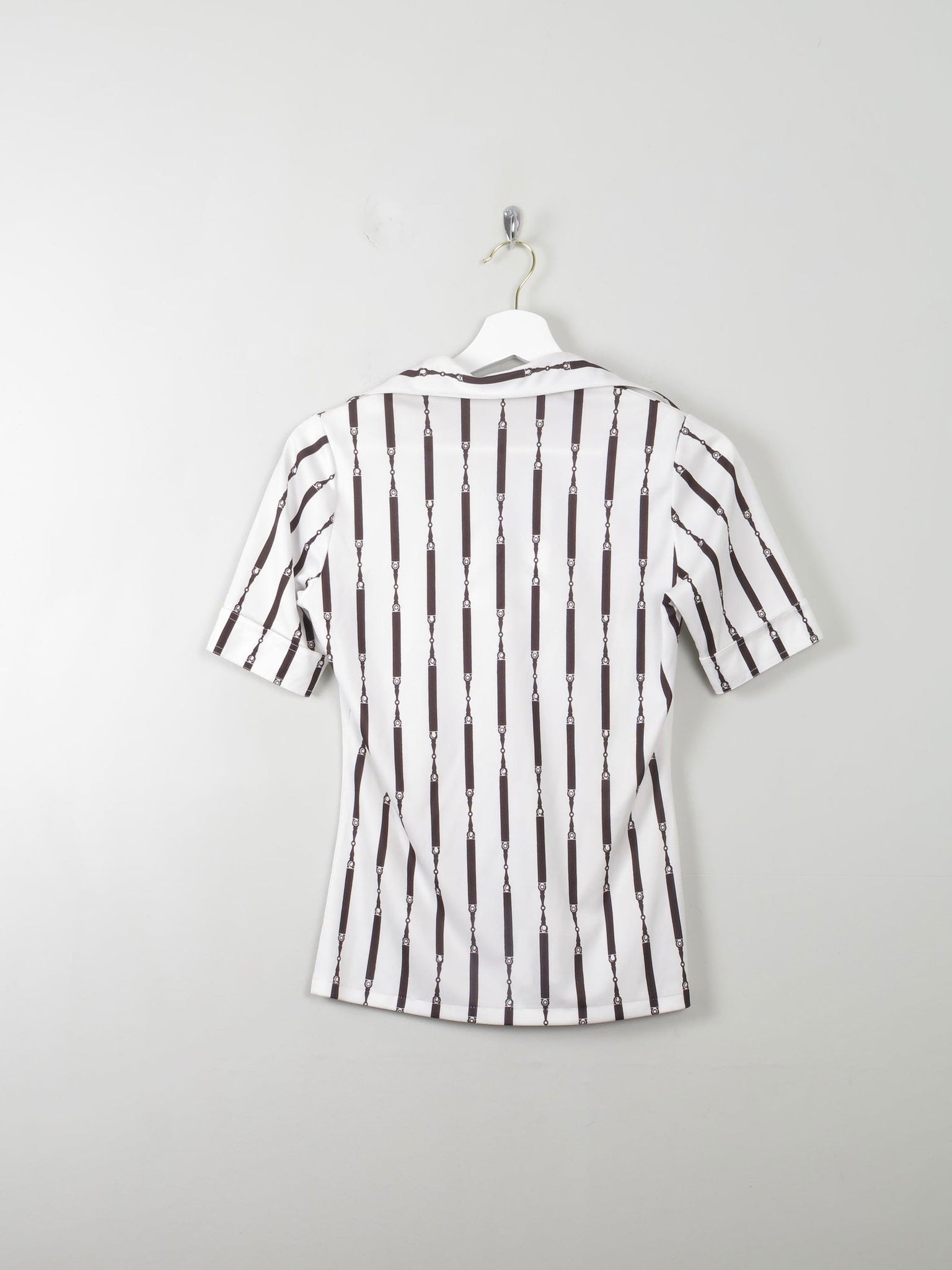 Women's Vintage 70s Top XS/S - The Harlequin