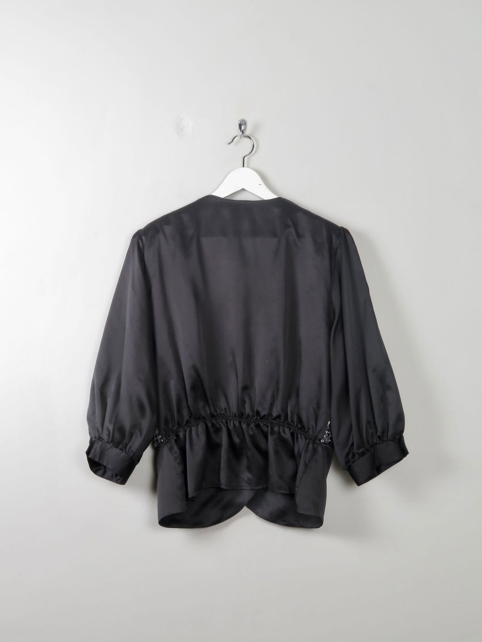 Women's Vintage 80s Glittery Top L - The Harlequin