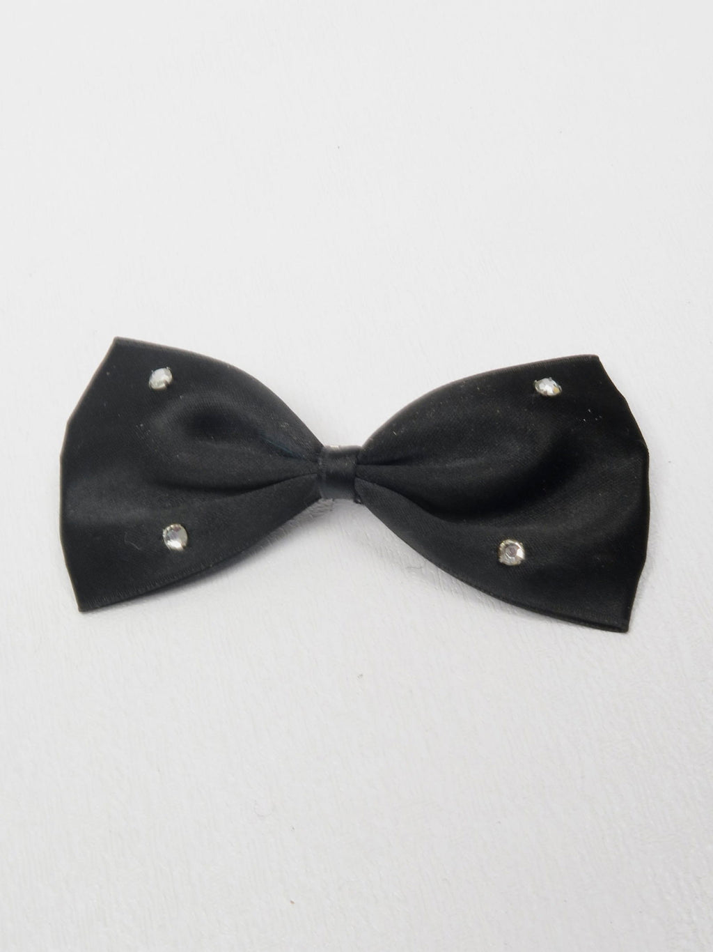 Women's Vintage Black Hair Bow - The Harlequin