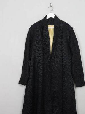 Women's Vintage Black Swing Opera Coat S/M - The Harlequin