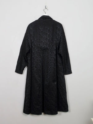 Women's Vintage Black Swing Opera Coat S/M - The Harlequin
