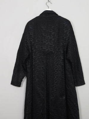 Women's Vintage Black Swing Opera Coat S/M - The Harlequin