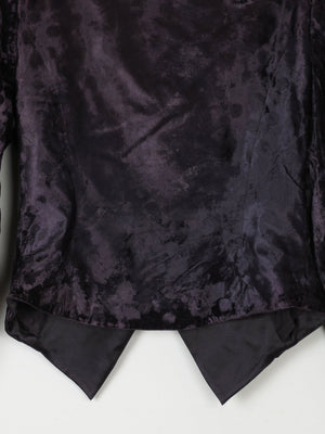 Women’s Vintage Black Velvet Bolero Jacket S - The Harlequin