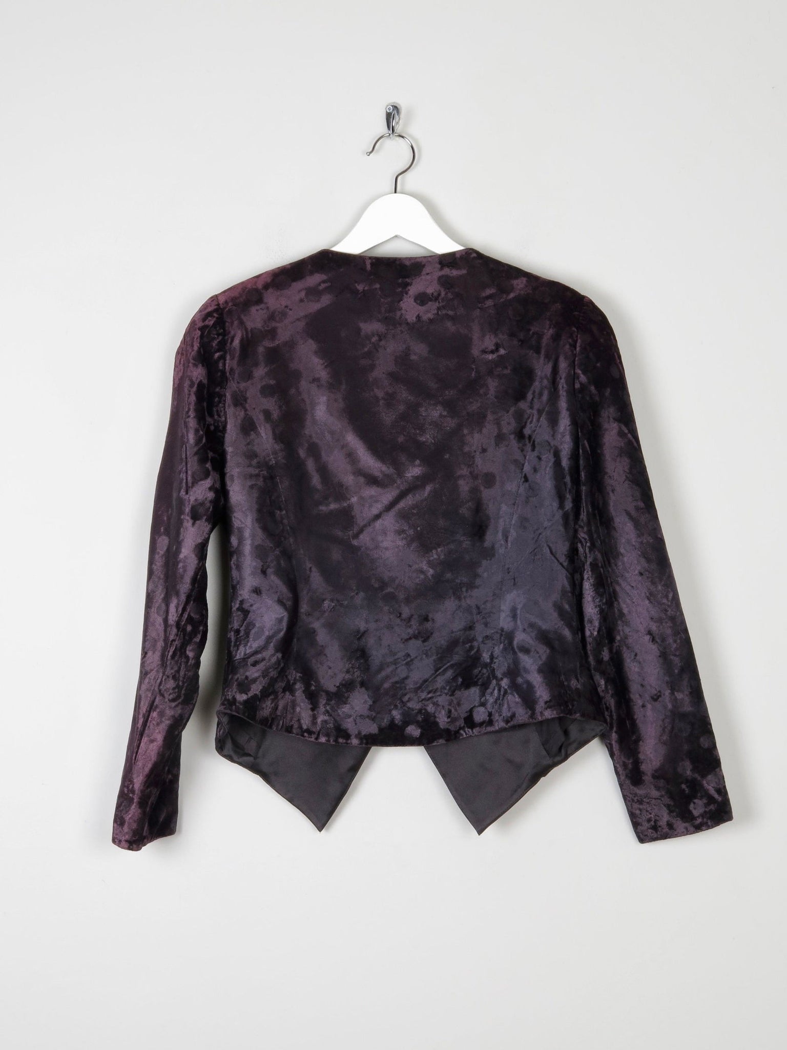 Women’s Vintage Black Velvet Bolero Jacket S - The Harlequin