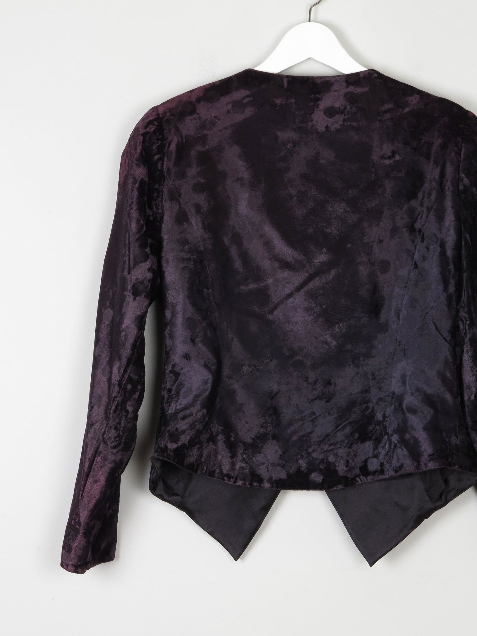 Women’s Vintage Black Velvet Bolero Jacket S - The Harlequin