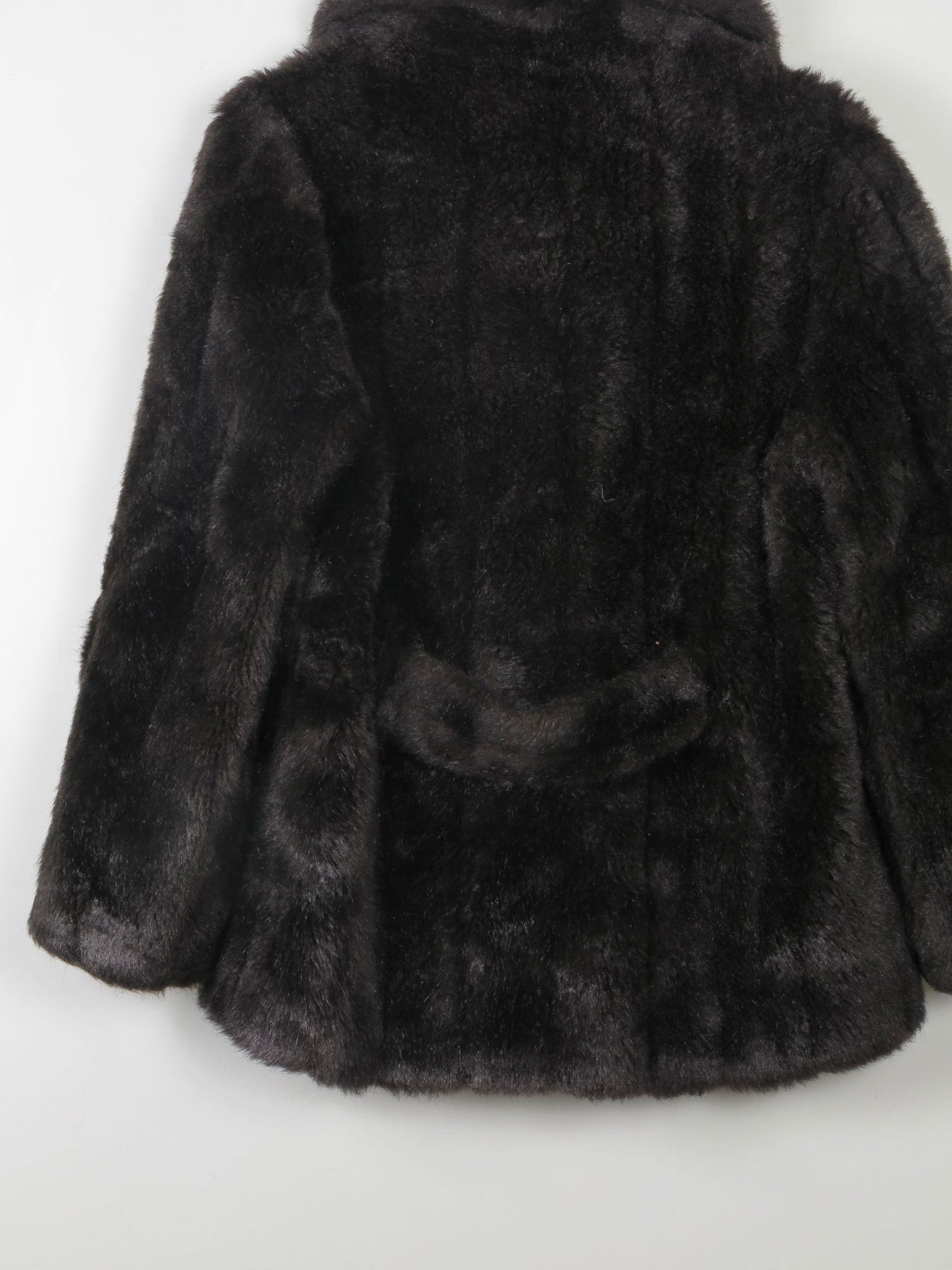 Women's Vintage Brown Faux Fur Jacket M - The Harlequin