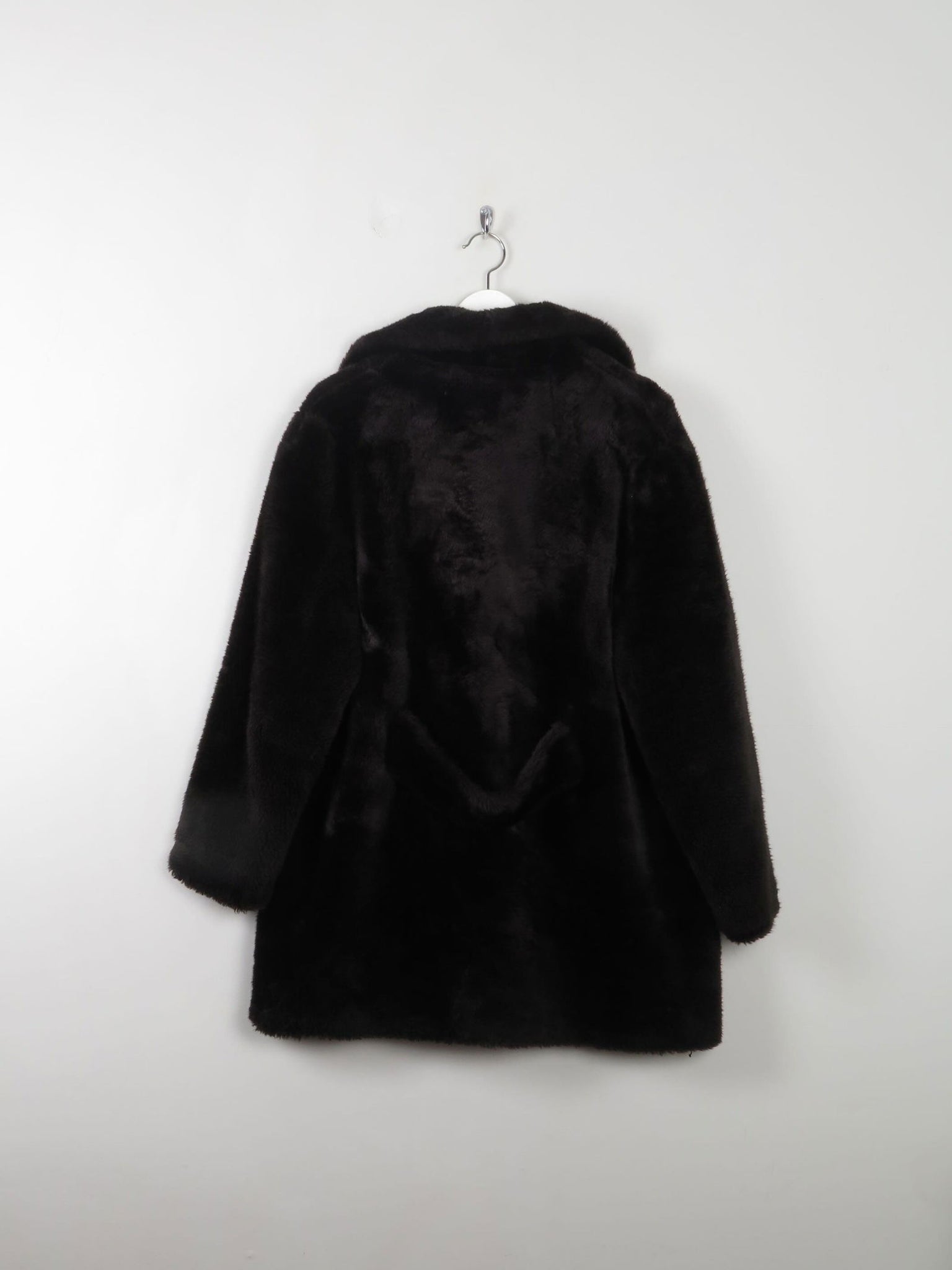Women's Vintage Brown Faux Fur Jacket S/M - The Harlequin