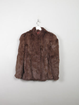 Women's Vintage Brown Fur Jacket S/M - The Harlequin