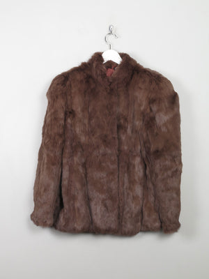 Women's Vintage Brown Fur Jacket S/M - The Harlequin