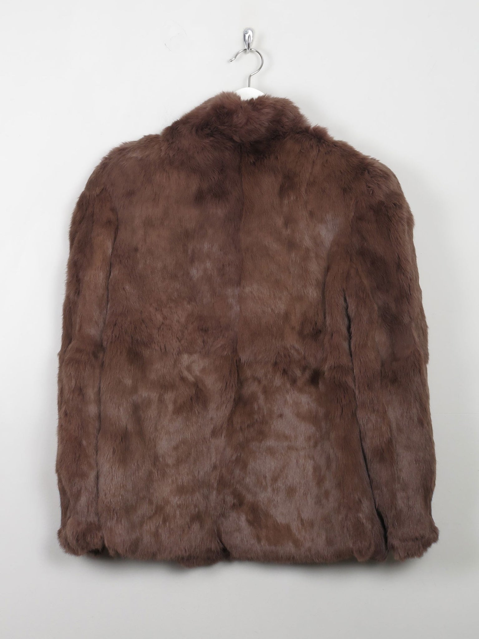 Women's Vintage Brown Fur Jacket S/M - The Harlequin