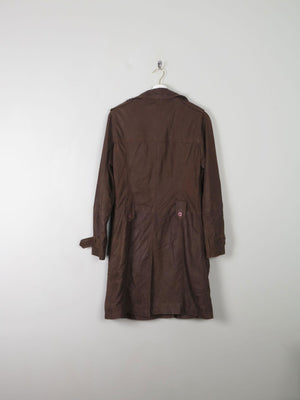 Women's Vintage Brown Short Leather Coat 8 - The Harlequin