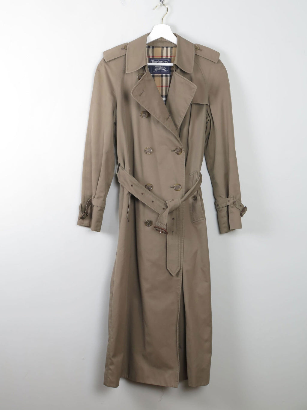 Women's Vintage Burberry Trench Coat Khaki XS/S - The Harlequin