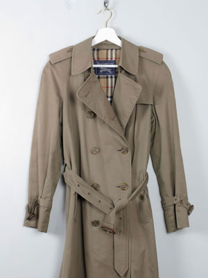 Women's Vintage Burberry Trench Coat Khaki XS/S - The Harlequin