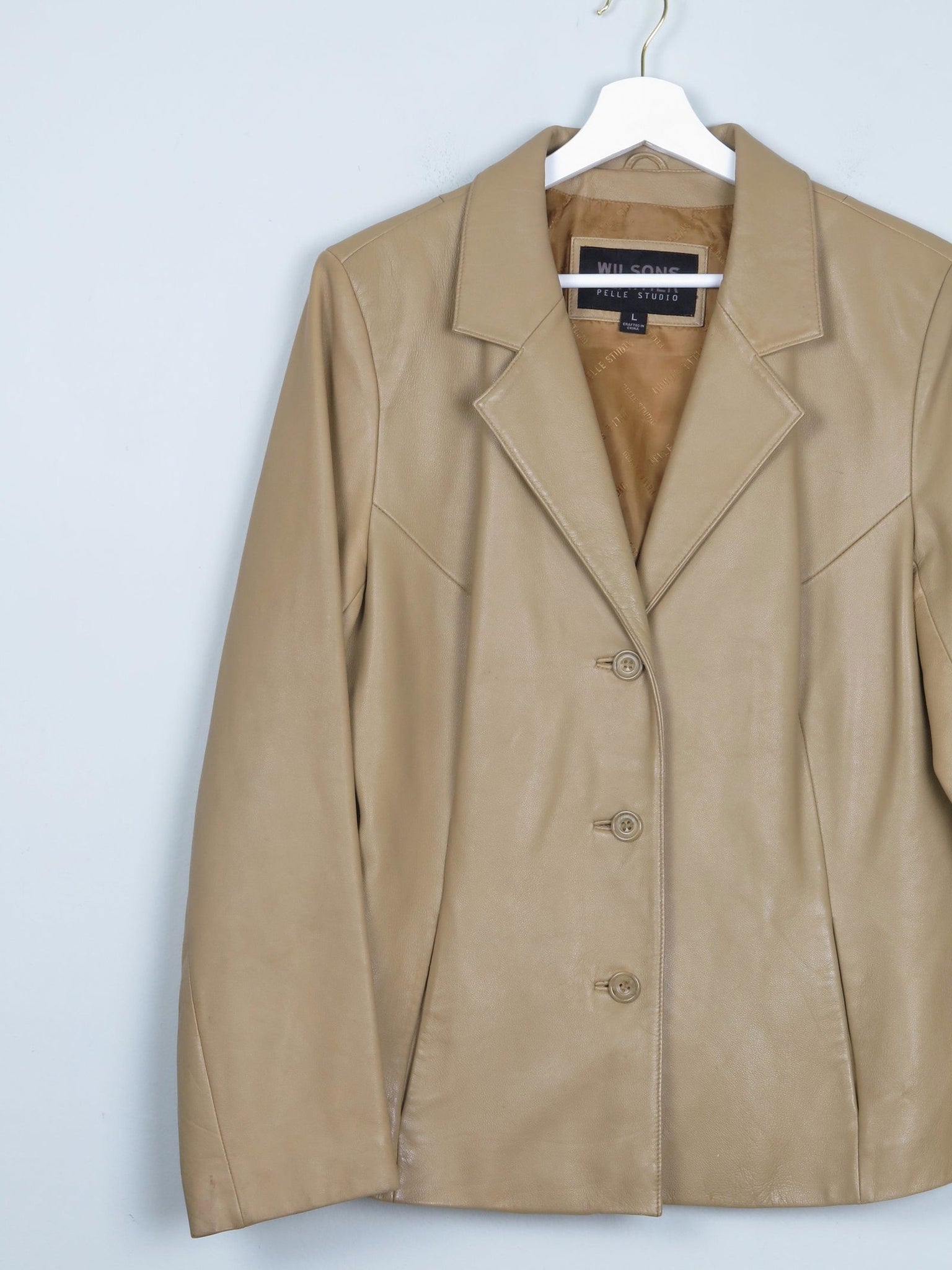 Women's Vintage Caramel 1990s Leather Jacket M/L - The Harlequin