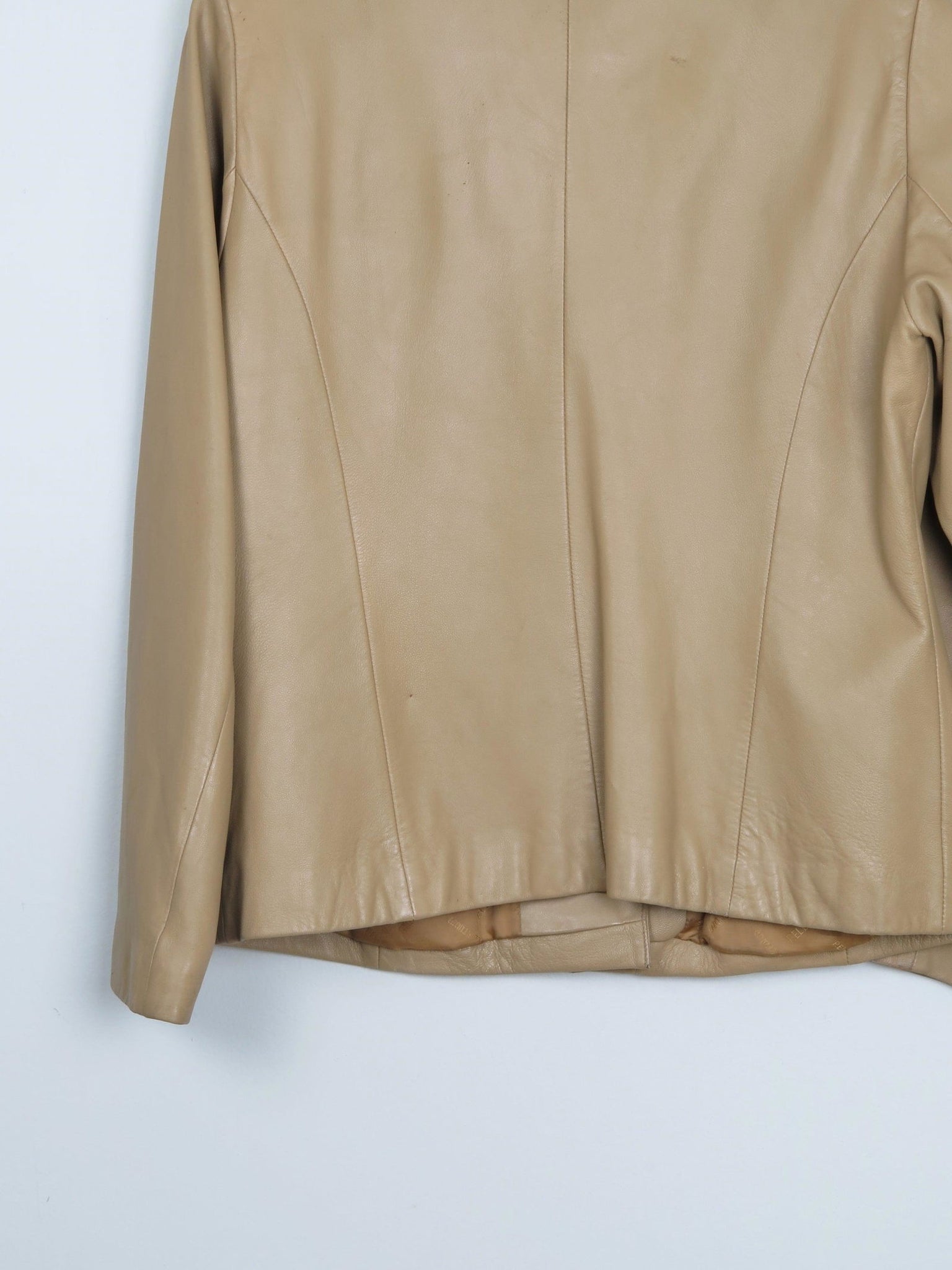Women's Vintage Caramel 1990s Leather Jacket M/L - The Harlequin