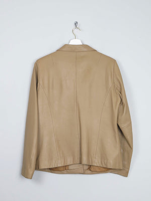 Women's Vintage Caramel 1990s Leather Jacket M/L - The Harlequin