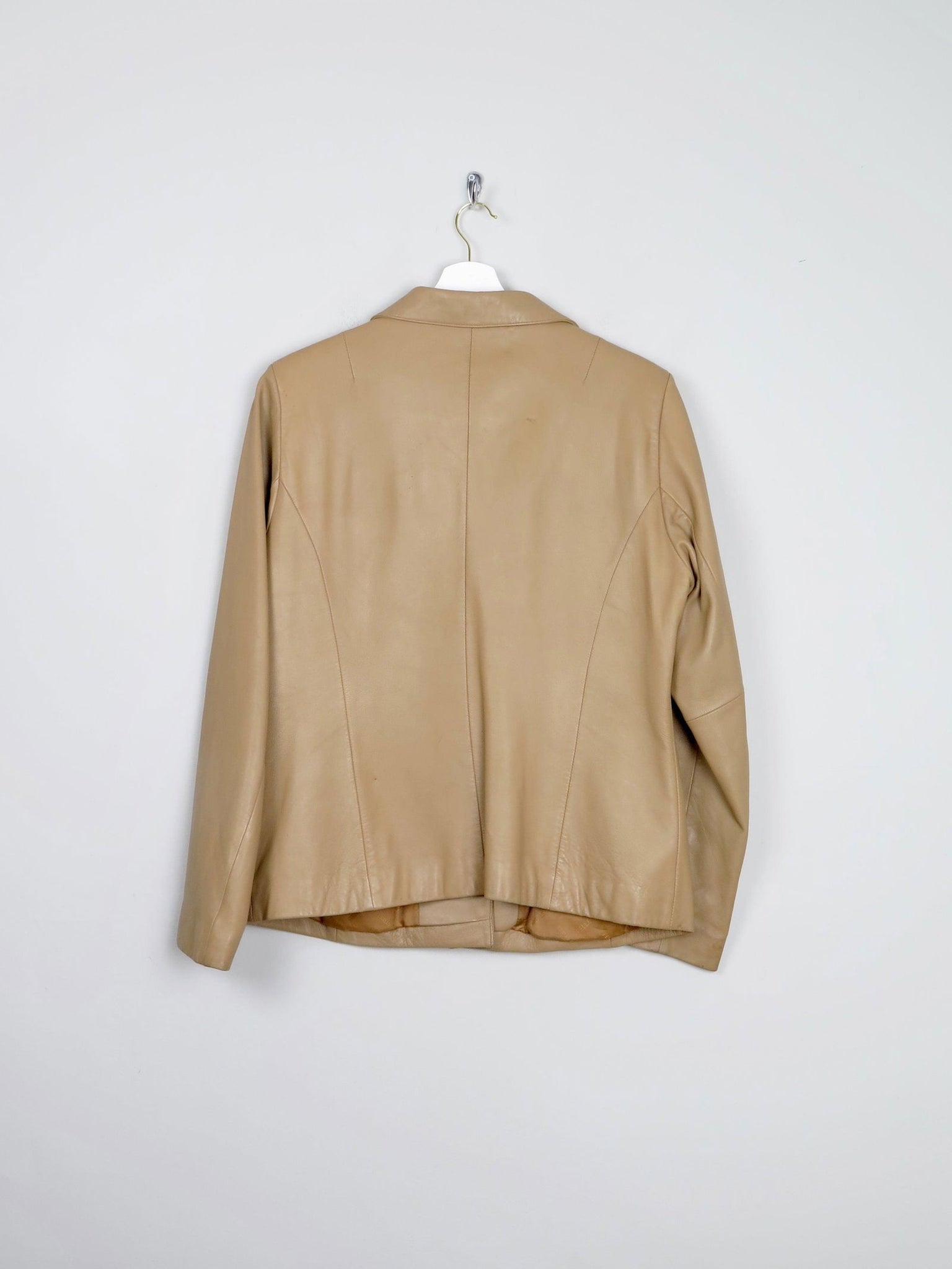Women's Vintage Caramel 1990s Leather Jacket M/L - The Harlequin