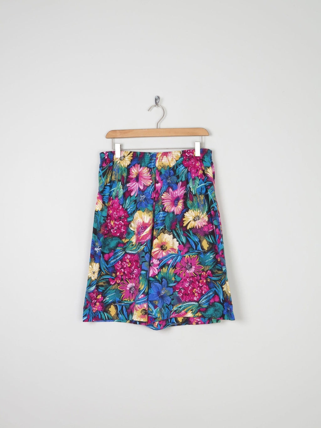 Women’s Vintage Colourful Bermuda Shorts 12/14 - The Harlequin