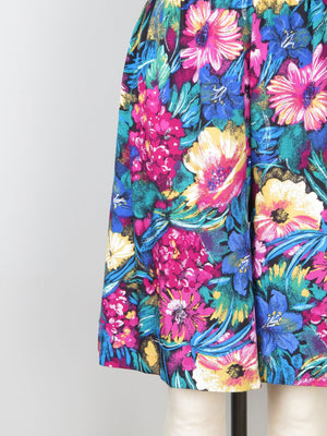 Women’s Vintage Colourful Bermuda Shorts 12/14 - The Harlequin