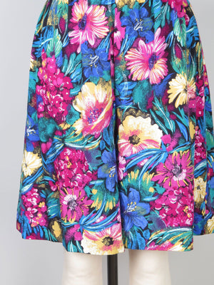Women’s Vintage Colourful Bermuda Shorts 12/14 - The Harlequin
