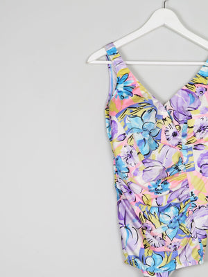 Women’s Vintage Colourful Swimsuit 12 Approx - The Harlequin