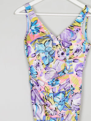 Women’s Vintage Colourful Swimsuit 12 Approx - The Harlequin