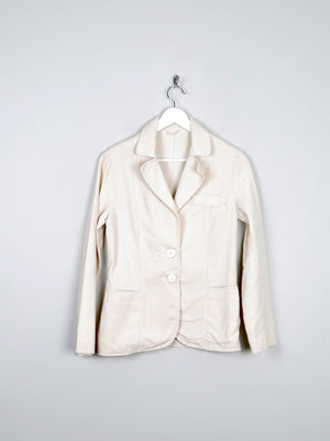 Women’s Vintage Cream Corduroy 1970s Tailored Jacket 8 - The Harlequin