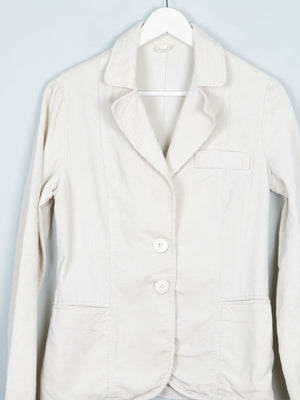 Women’s Vintage Cream Corduroy 1970s Tailored Jacket 8 - The Harlequin