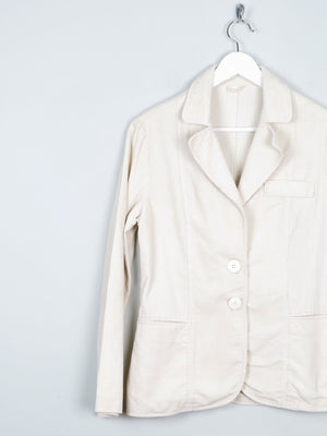 Women’s Vintage Cream Corduroy 1970s Tailored Jacket 8 - The Harlequin