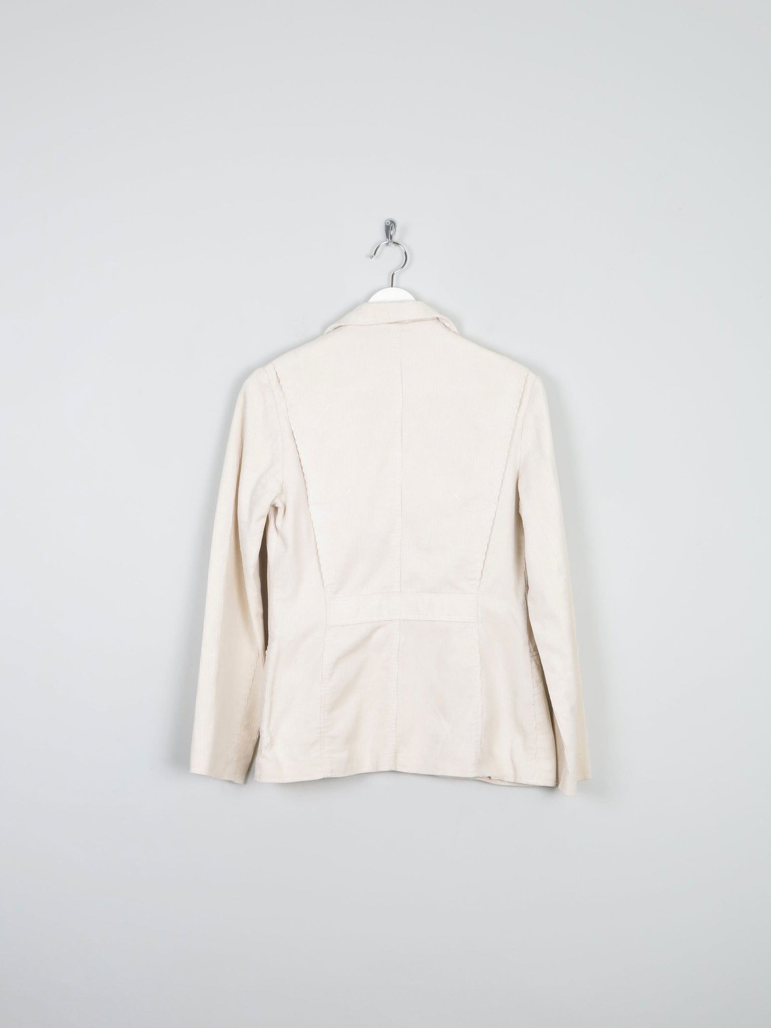 Women’s Vintage Cream Corduroy 1970s Tailored Jacket 8 - The Harlequin