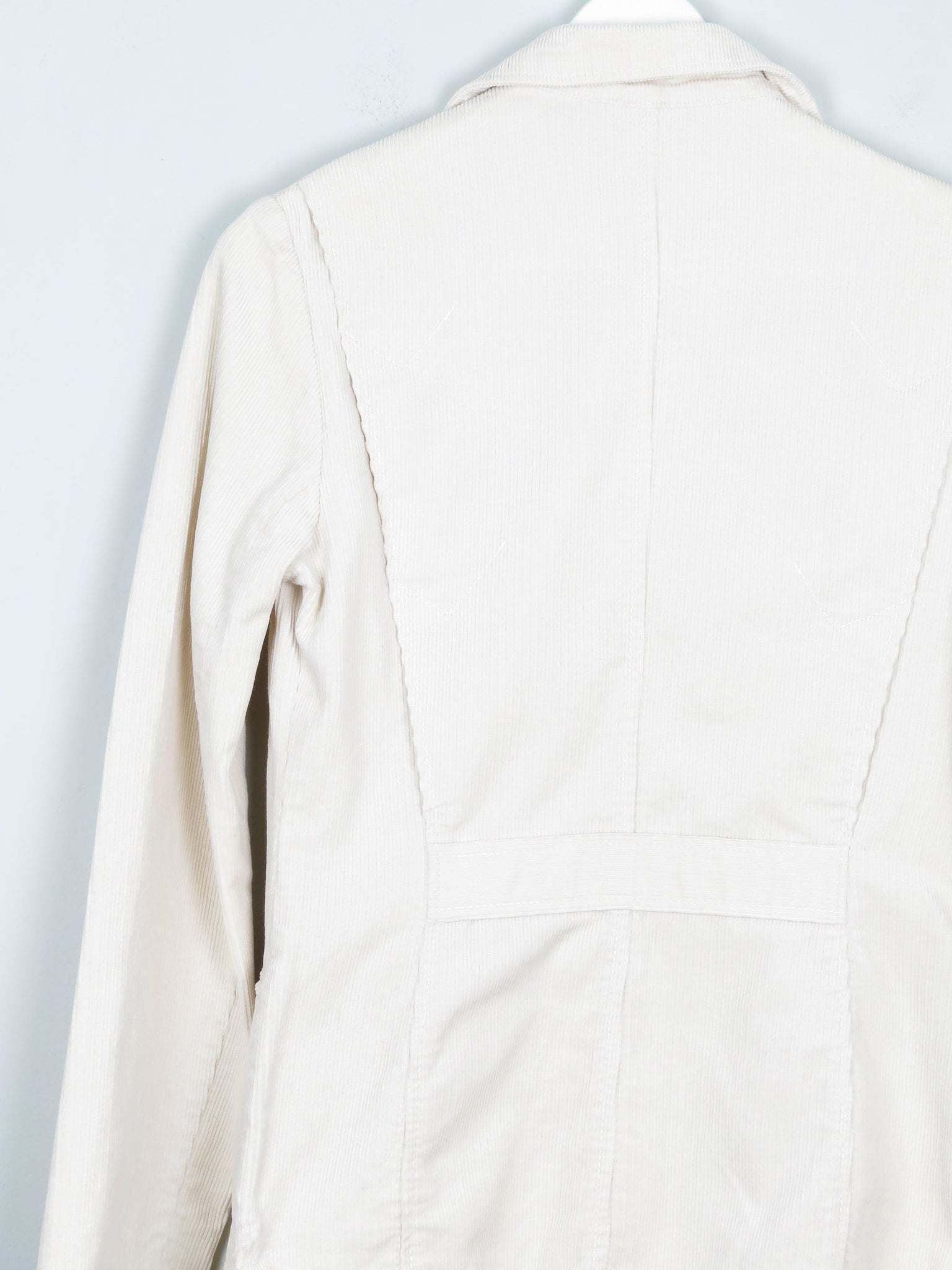 Women’s Vintage Cream Corduroy 1970s Tailored Jacket 8 - The Harlequin