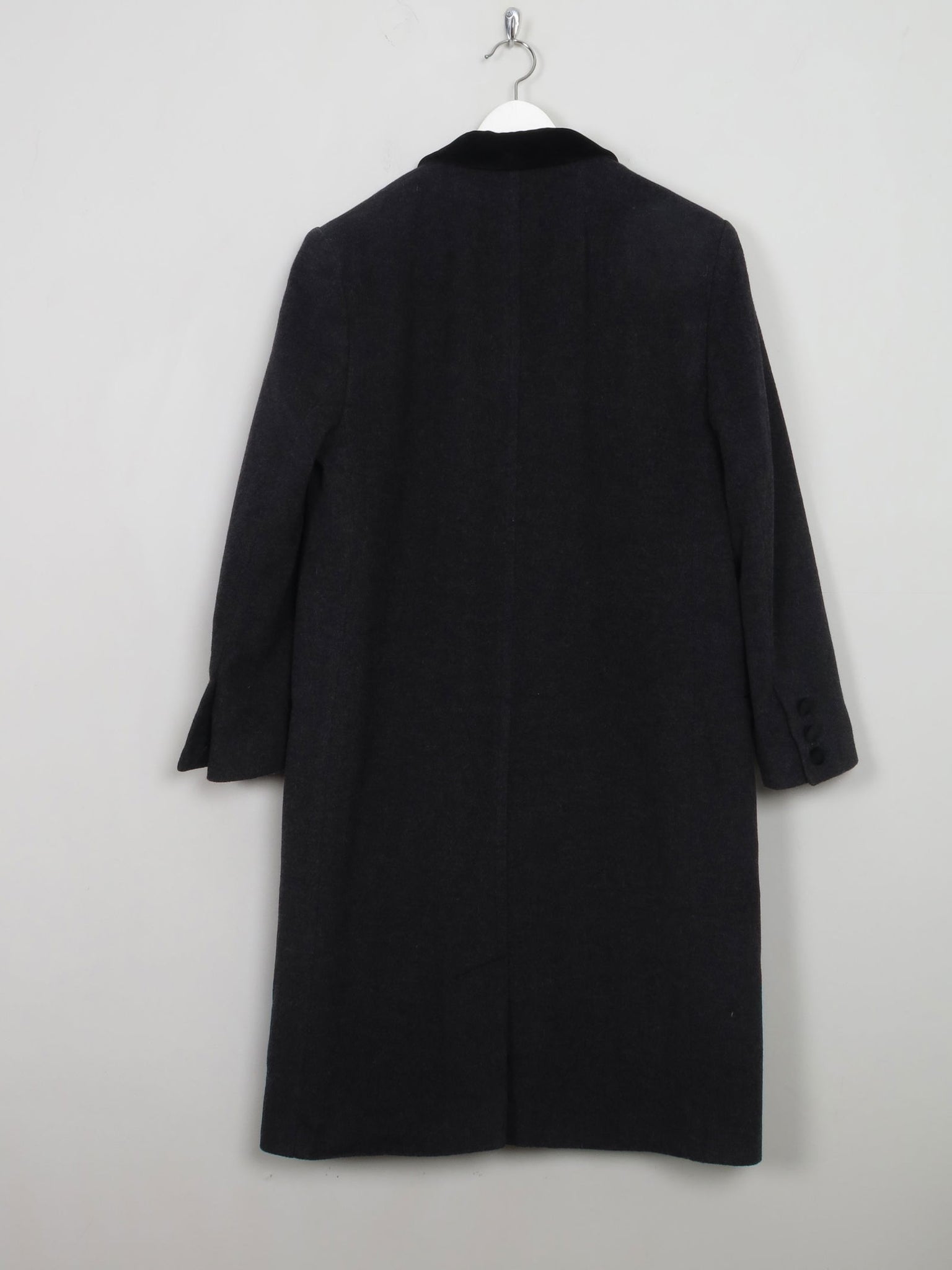 Women's Vintage Dark Grey Coat M/L - The Harlequin