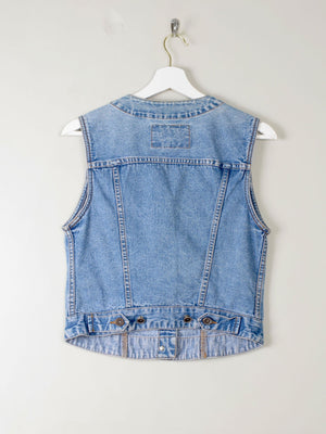 Women's Vintage Denim Levi's  Waistcoat XS - The Harlequin