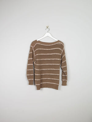 Women's Vintage Escada Crochet Cotton Jumper S - The Harlequin
