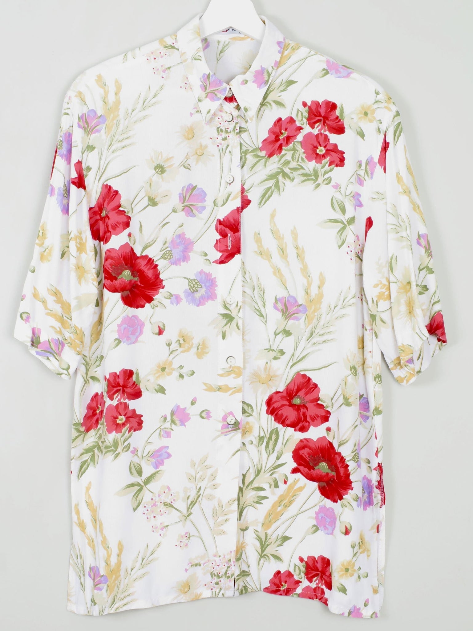 Women's Vintage Floral Blouse S/M/L - The Harlequin