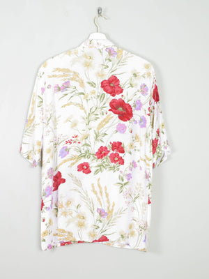 Women's Vintage Floral Blouse S/M/L - The Harlequin