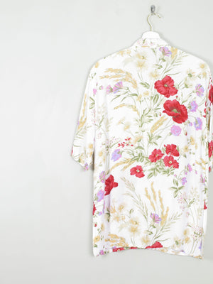 Women's Vintage Floral Blouse S/M/L - The Harlequin