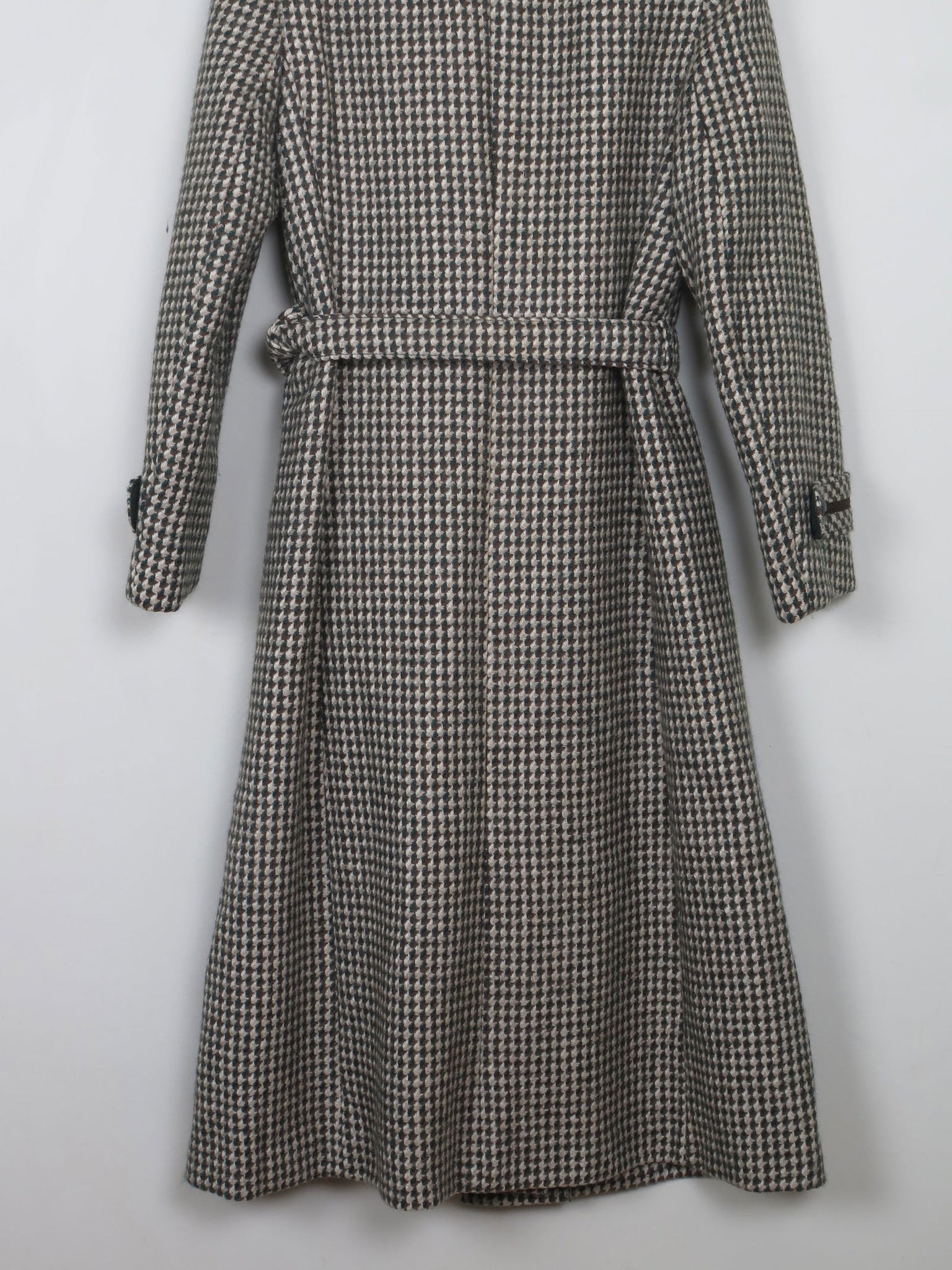 Women's Vintage Green Tweed 70's Coat S/M - The Harlequin